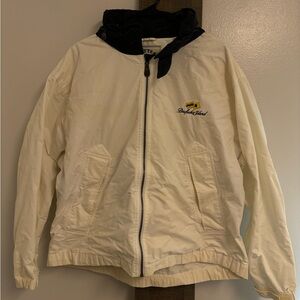 Cutter & Buck White Windbreaker Jacket